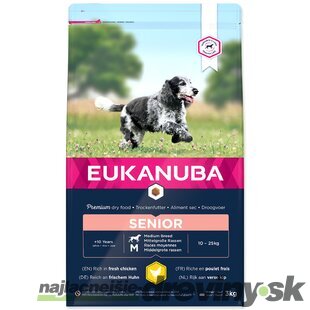 Krmivo EUKANUBA Senior Medium 3kg