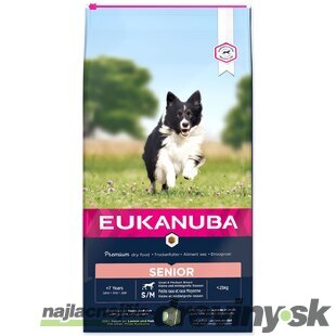 Krmivo EUKANUBA Senior Small & Medium Lamb 12kg