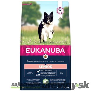 Krmivo EUKANUBA Senior Small & Medium Lamb 2,5kg