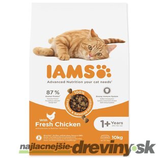 Krmivo IAMS Cat Adult Chicken 10kg