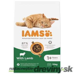 Krmivo IAMS Cat Adult Lamb 10kg