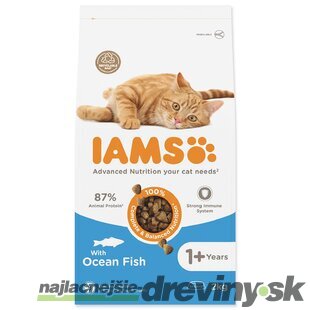 Krmivo IAMS Cat Adult Ocean Fish 2kg