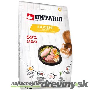 Krmivo Ontario Cat Exigent 2kg