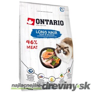 Krmivo Ontario Cat Longhair 0,4kg