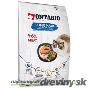 Krmivo Ontario Cat Longhair 6,5kg