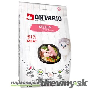 Krmivo Ontario Kitten Chicken 2kg