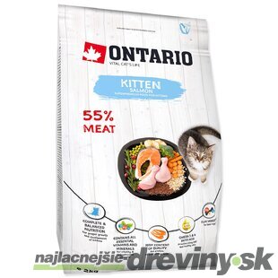 Krmivo Ontario Kitten Salmon 2kg