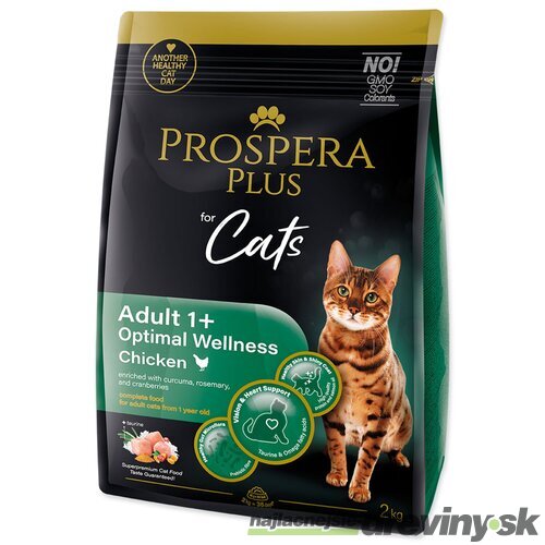 Krmivo Prospera Plus Adult 1+ Chicken Optimal Wellness 2kg