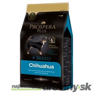 Krmivo Prospera Plus Chihuahua kura s ryžou 0,5kg