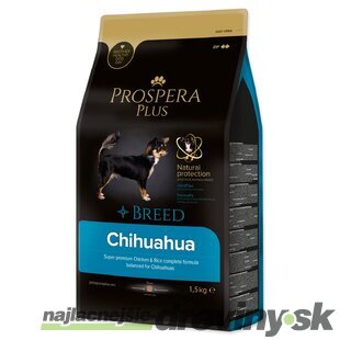 Krmivo Prospera Plus Chihuahua kura s ryžou 1,5kg