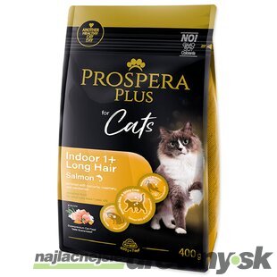 Krmivo Prospera Plus Indoor 1+ Salmon Long Hair 0,4kg