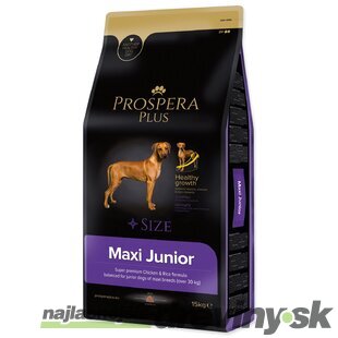 Krmivo Prospera Plus Maxi Junior kura s ryžou 15kg