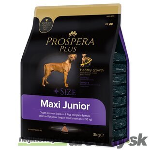 Krmivo Prospera Plus Maxi Junior kura s ryžou 3kg