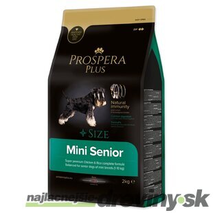 Krmivo Prospera Plus Mini Senior kura s ryžou 2kg