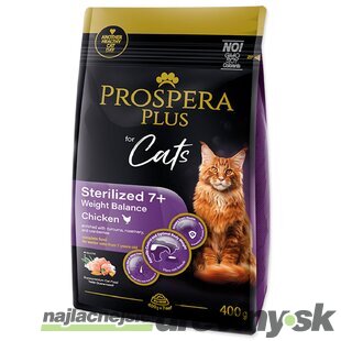 Krmivo Prospera Plus Sterilized 7+ Chicken Weight Balance 0,4kg