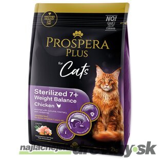 Krmivo Prospera Plus Sterilized 7+ Chicken Weight Balance 2kg