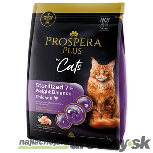 Krmivo Prospera Plus Sterilized 7+ Chicken Weight Balance 7kg