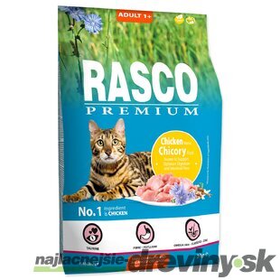 Krmivo Rasco Premium Adult kura s koreňom čakanky 2kg