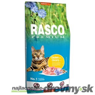 Krmivo Rasco Premium Adult kura s koreňom čakanky 7,5kg