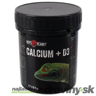 Krmivo Repti Planet doplnkové Calcium+D3 125g