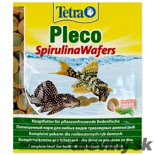 Krmivo Tetra Pleco Spirulina Wafers sáčok 15g