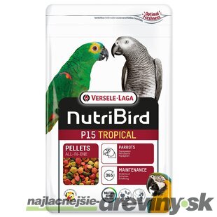 Krmivo Versele-Laga NutriBird P15 Tropical veľký papagáj 1kg