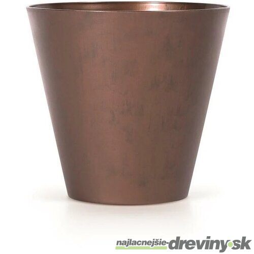 Kvetináč TUBUS Corten 400x373 mm, medený vzhľad