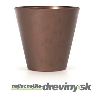 Kvetináč TUBUS Corten 400x373 mm, medený vzhľad