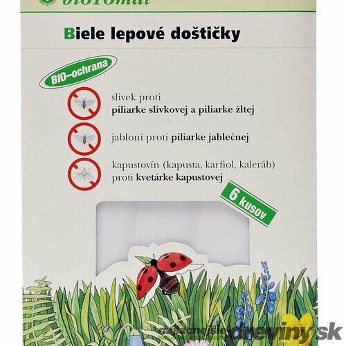 Lepové doštičky BIELE BioTOMAL 6ks