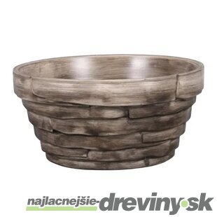 Miska BONSAI GREY keramická matná d18x9cm