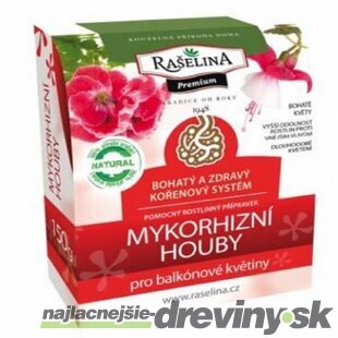 Mykorhízne huby RAŠELINA PREMIUM na balkonové kvety 150g