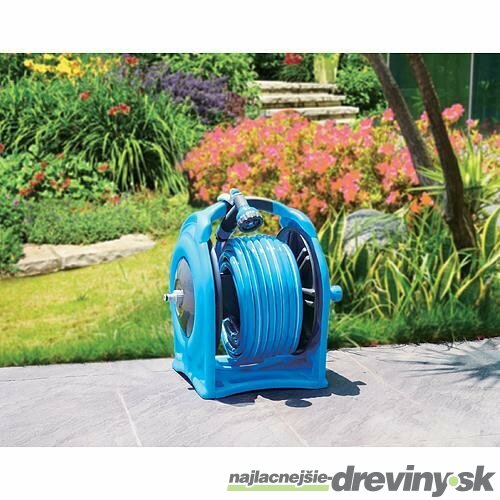 Navíjač AQUACRAFT® 990076, hadica 1/2“, L-25 m, pištoľ, záhradný