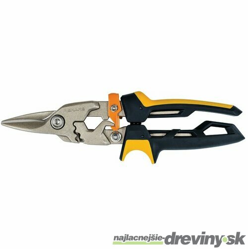 Nožnice FISKARS POWERGEAR na plech s prevodom rovné 1027207