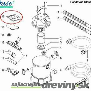 Oase náhradné vrecko pre PondoVac Classic