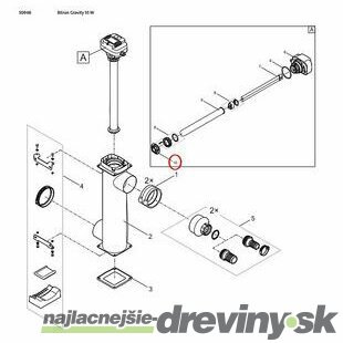 Oase ochrana žiarivky pre Bitron Gravity 55 W