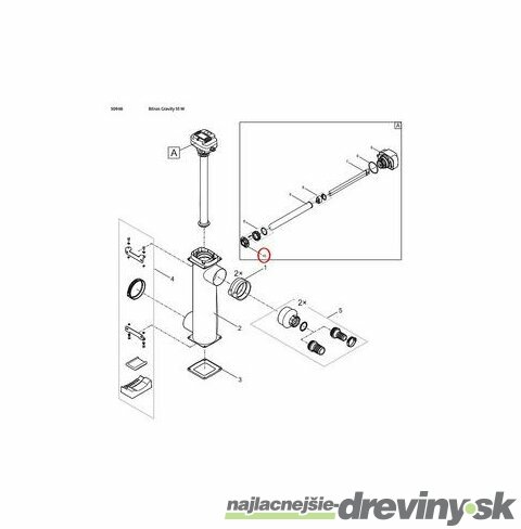 Oase ochrana žiarivky pre Bitron Gravity 55 W