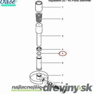 Oase tesnenie pre AquaSkim 20 a 40