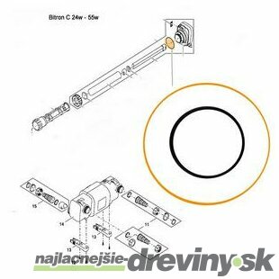 Oase tesniaci krúžok O-Ring pre Bitron C 24 a 55 W