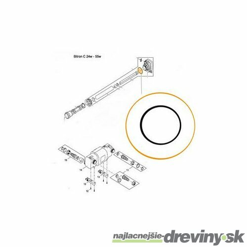 Oase tesniaci krúžok O-Ring pre Bitron C 24 a 55 W