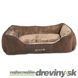 Pelech Scruffs Chester Box Bed čokoládový XL 90x70cm