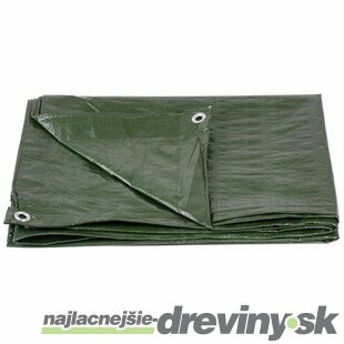 Plachta Tarpaulin Light 10x12 m, 65 g/m, zakrývacia, zelená, s okami