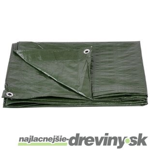 Plachta Tarpaulin Light 3x5 m, 65 g/m, zakrývacia, zelená, s okami