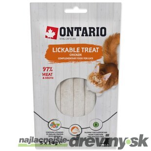 Pochúťka Ontario lízacia kuracie 5x14g