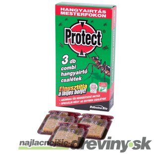 PROTECT® Combi, nástraha na ničenie čiernych mravcov, 3 ks