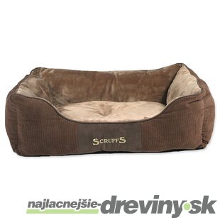 Scruffs Chester Box Bed čokoládový L 75x60cm