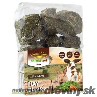 Seno Nature Land Hay bloky s mrkvou 600g