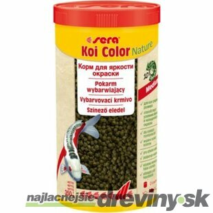 Sera krmivo pre ryby Koi Color Nature Medium 1000 ml