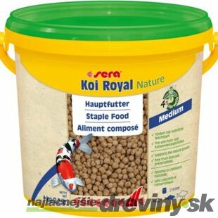 Sera krmivo pre ryby Koi Royal Nature Medium 3800 ml