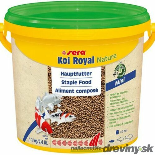 Sera krmivo pre ryby Koi Royal Nature Mini 3800 ml