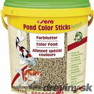 Sera krmivo pre ryby Pond Color Sticks Nature 10 l